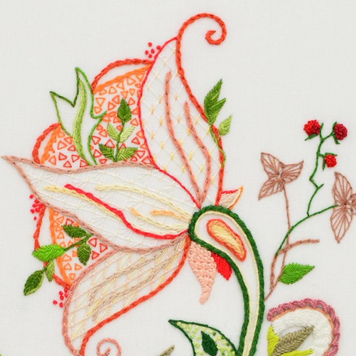Good Morning - CREWEL EMBROIDERY PARTIAL KIT- J-020